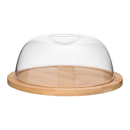 Queijeira 19x7,5cm Com Tampa Bambu Ecokitchen